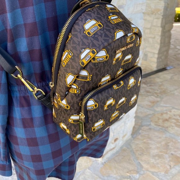 NWT Michael Kors nyc taxi Erin Sm backpack&wallet - Picture 11 of 15